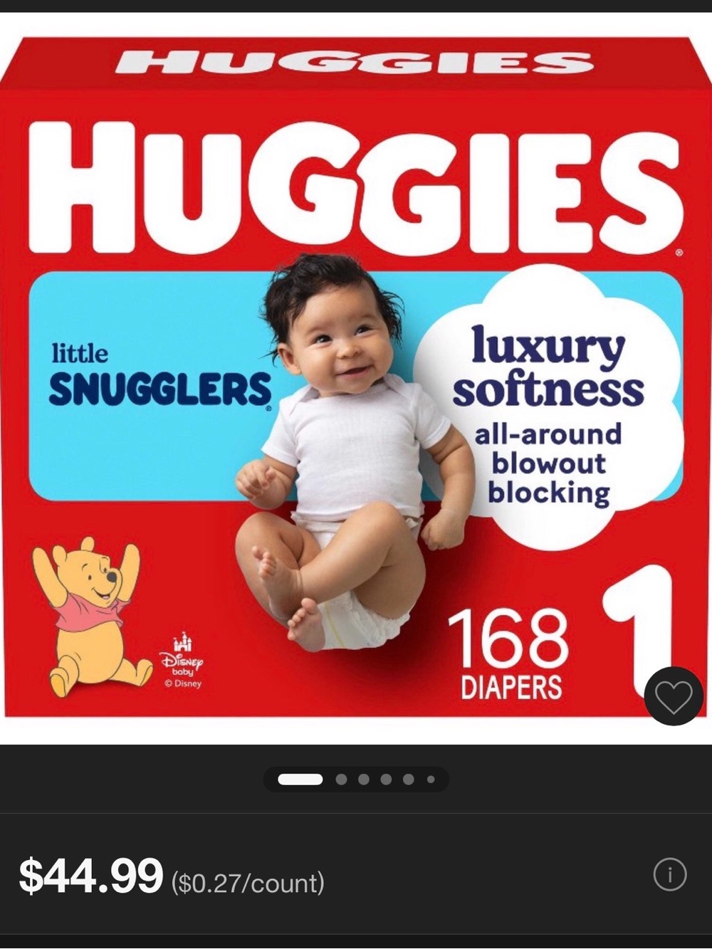 Pampers & Huggies Baby Diaper Bundle - 154ct diapers - Picture 5 of 5